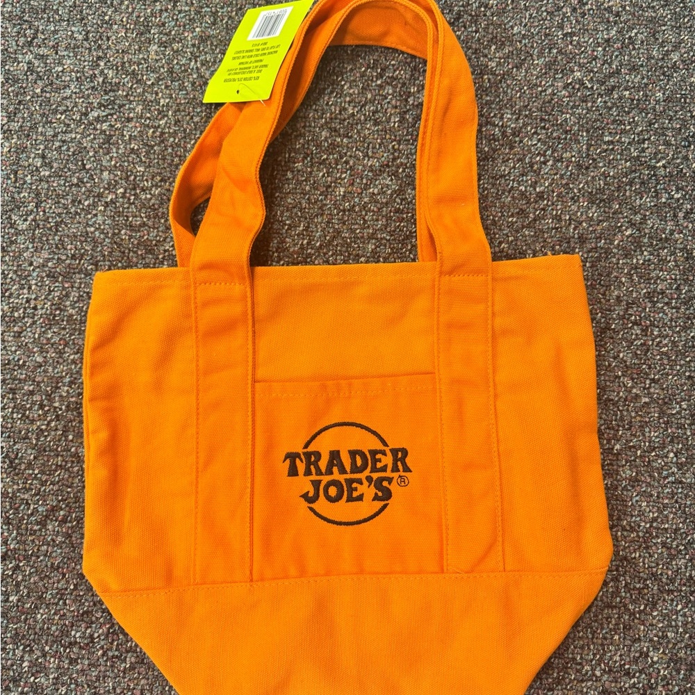 Trader Joe's Orange Tote Bag